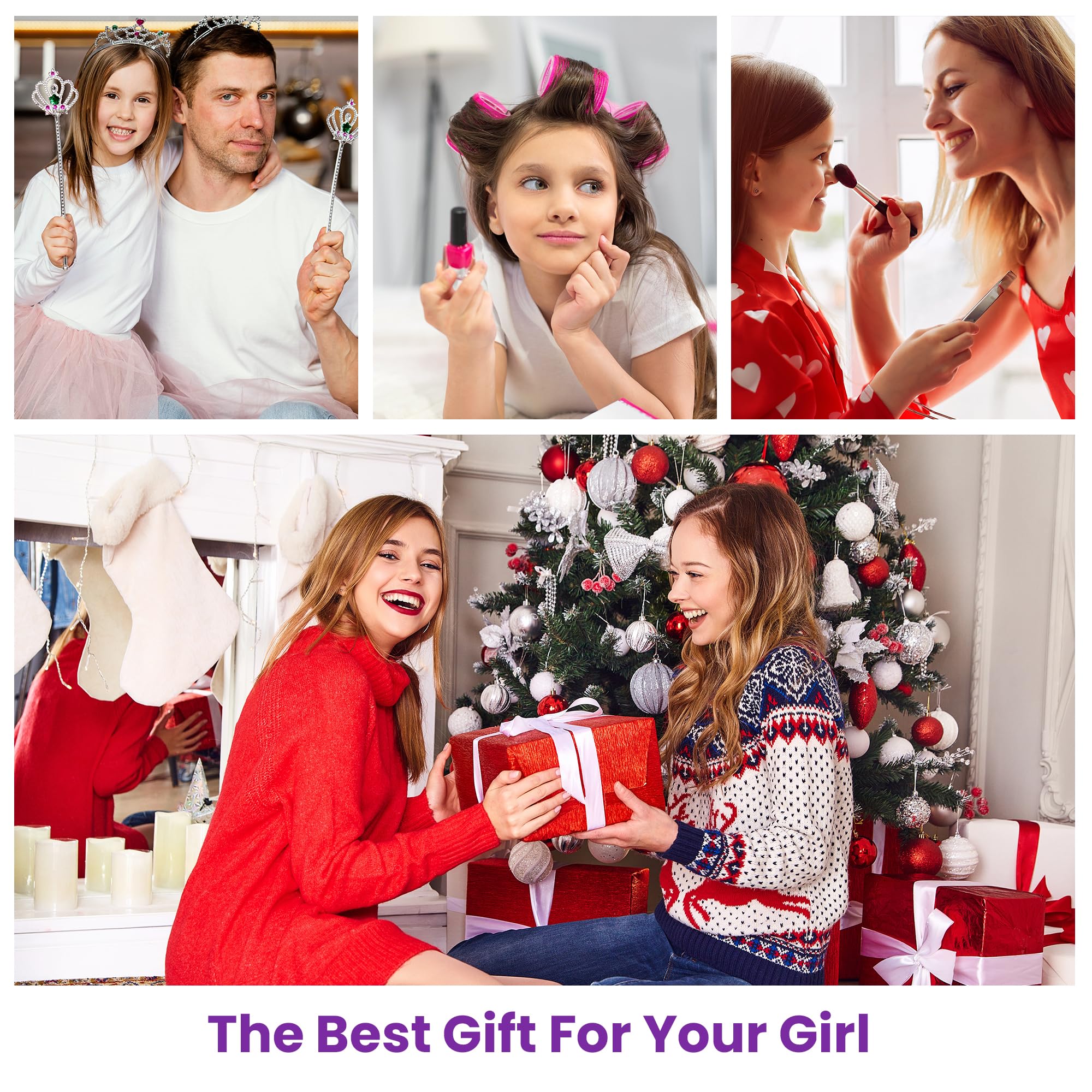 KreativeKraft Advent Calendar 2025 Girls Makeup Nail Polish Beauty Christmas Countdown Calendar Holiday Xmas Gifts for Girls (Be